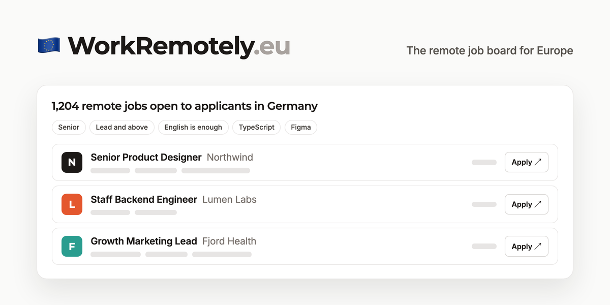 Hero image for WorkRemotely.eu